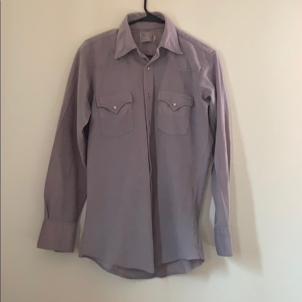H Bar C Vintage Long Tail Western Shirt - S / M
